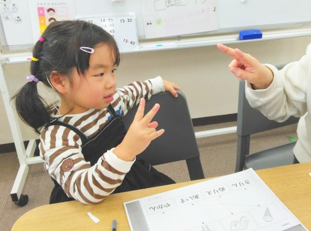 お勉強タイムの様子