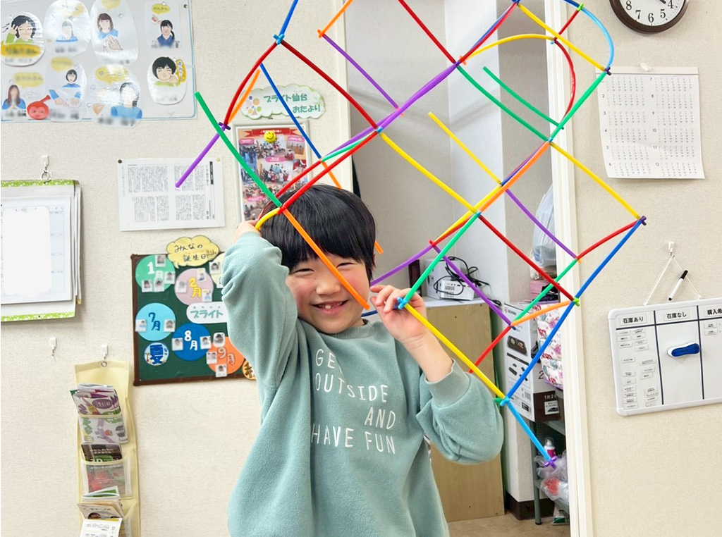 ロンビーで遊ぶ様子2