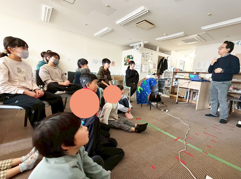 宮城県聴覚障害者支援センター(通称:みみサポみやぎ)松本隆一施設長の講和会の様子