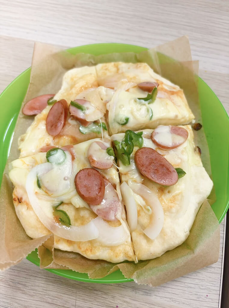 ピザ完成